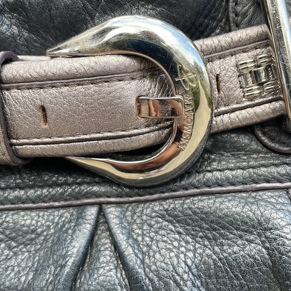 B. Makowsky Metallic Buckle Crossbody Purse - Picture 2 of 13